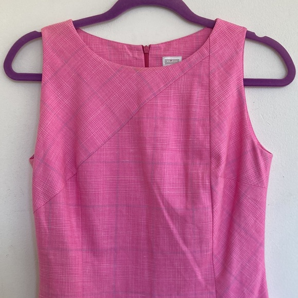 Kiton Napoli Womens Dress Sz 6 Cashmere Silk Linen Luxury Italian Pink Executive - Picture 2 of 16